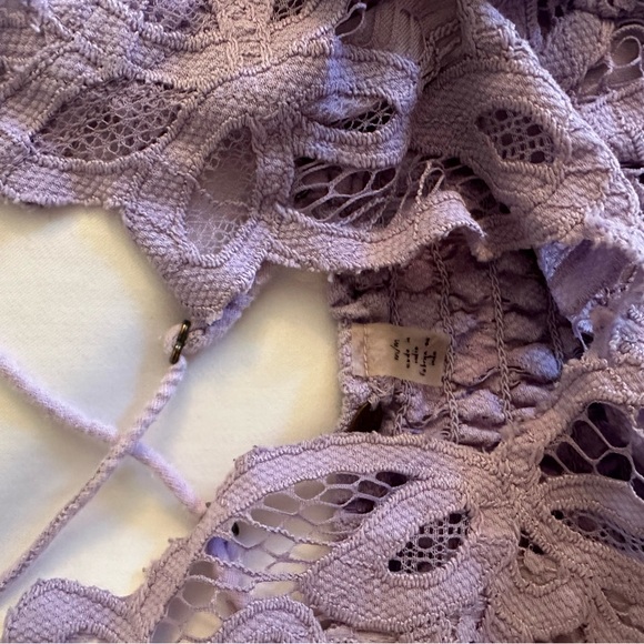 Free People Adela Bralette in Lavendar - Picture 4 of 5